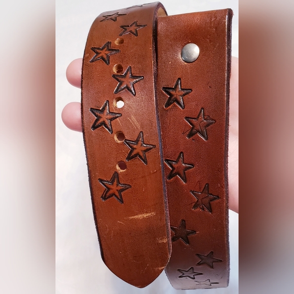 Vintage 1975 Leather Beatles Belt - Picture 5 of 8